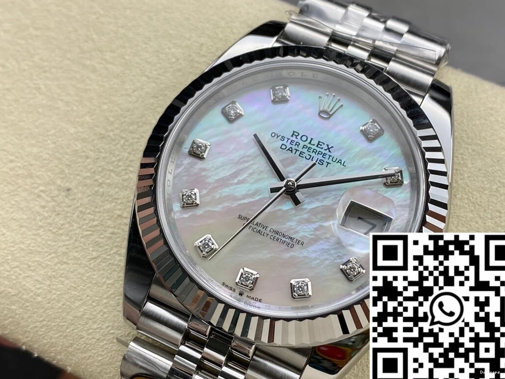 M126334-0020 Rolex WrinkleFree Clean Datejust Mother-of-pearl 813 Dial Factory 0805